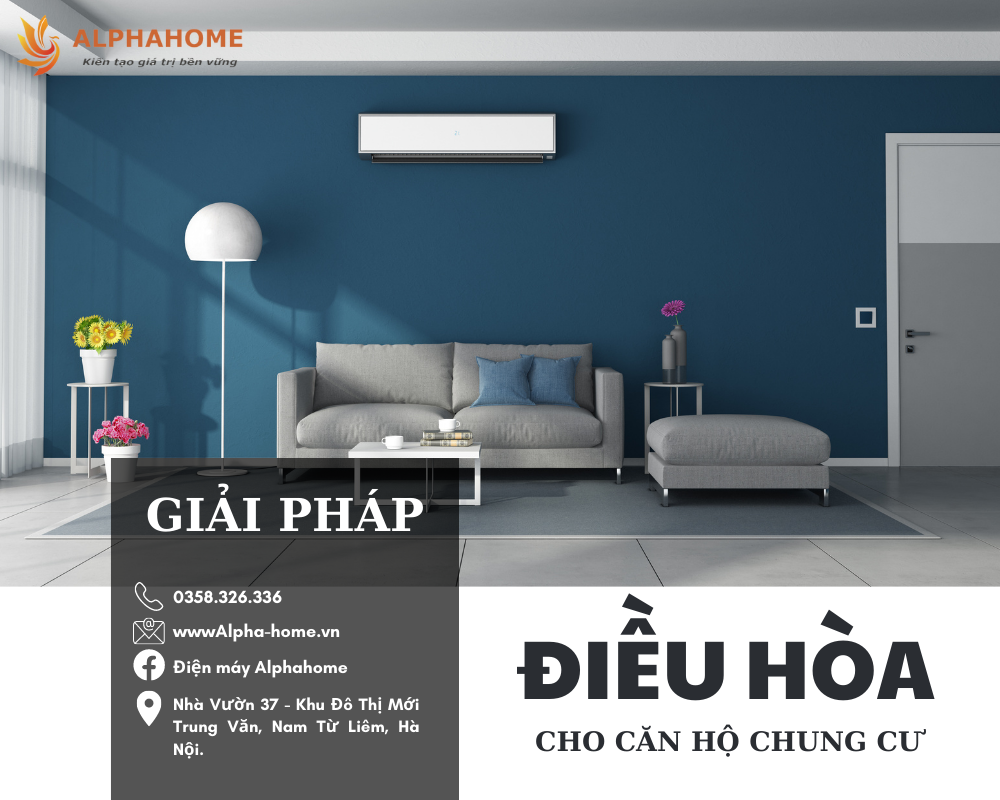 Điều hòa Multi cho chung cư – Giải pháp an toàn, tiết kiệm và thẩm mỹ