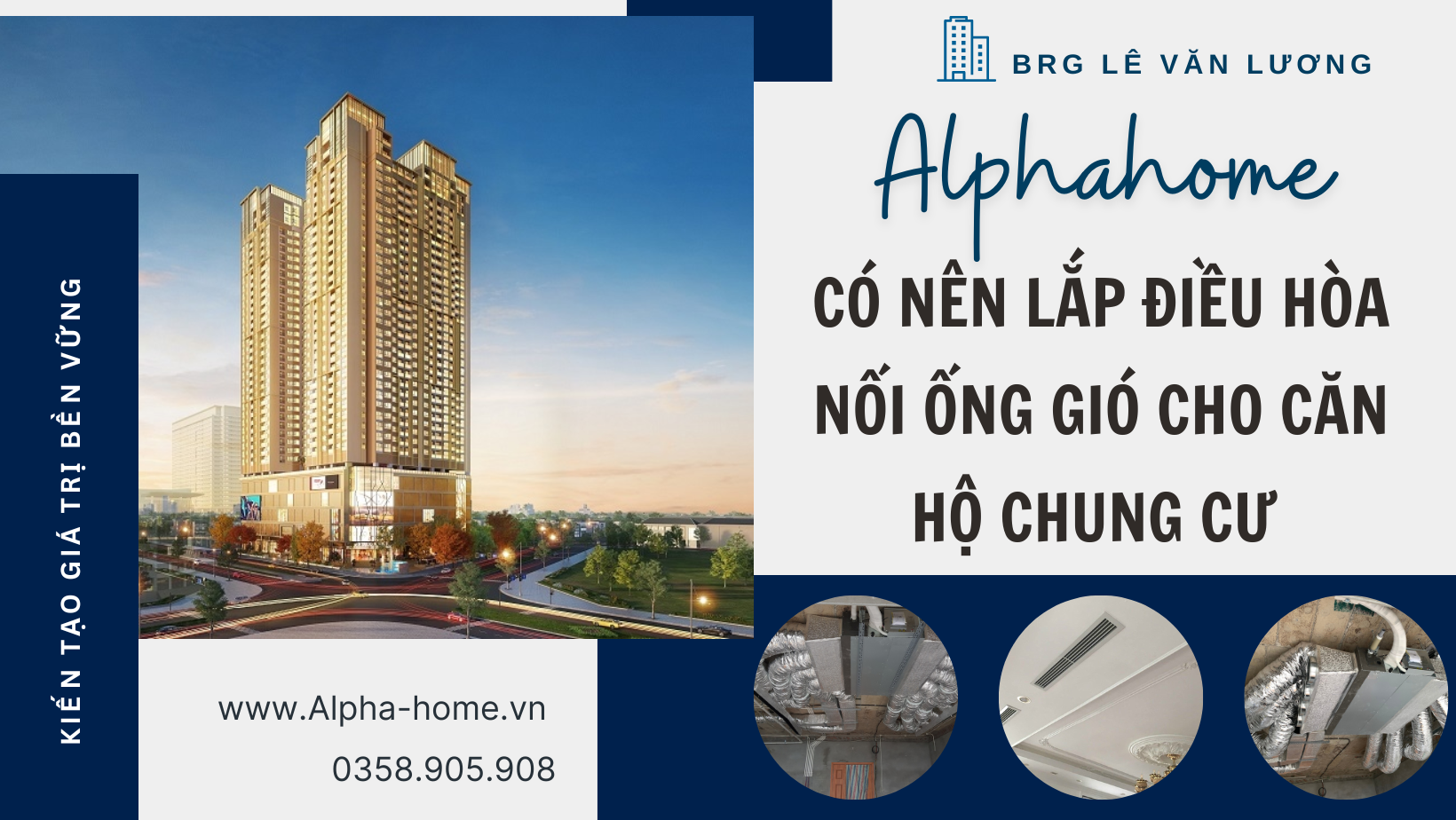 Có nên lắp điều hòa âm trần nối ống gió cho căn hộ chung cư?